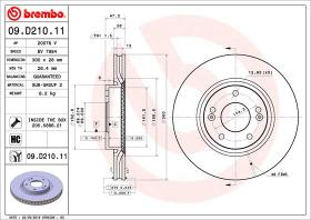BREMBO 09D21011 - DISCO DE FRENO