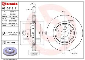 BREMBO 09D21811 - DISCO DE FRENO