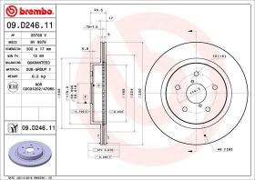 BREMBO 09D24611 - DISCO DE FRENO