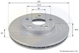 COMLINE ADC01100V - DISCO FRENO
