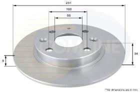 COMLINE ADC0415 - DISCO FRENO