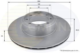 COMLINE ADC1841V - DISCO FRENO