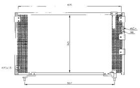 ACR 300315 - CONDENSADOR TOYOTA PICNIC