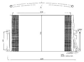 ACR 300373 - CONDENSADOR OPEL VECTRA B