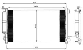 ACR 300682 - CONDENSADOR NISSAN JUKE/MICRA/NOTE/TIIDA-RENAULT MODUS/GRAND
