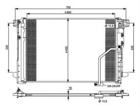 ACR 300697 - CONDENSADOR MB CLASE C W204/CLASE E W212/SLK/GLK