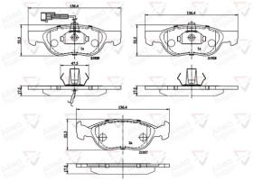 COMLINE ADB1477 - PASTILLAS FRENO