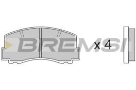 BREMSI BP2256 - B. PADS MITSUBISHI