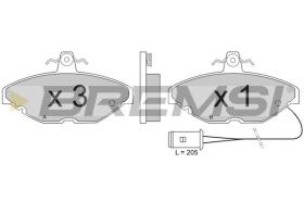 BREMSI BP2258 - B. PADS MG, AUSTIN, ROVER, RELIANT