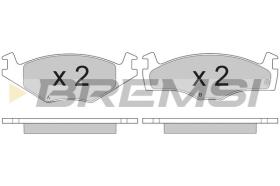 BREMSI BP2260 - B. PADS VW, SEAT