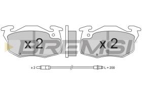 BREMSI BP2269 - B. PADS RENAULT, PEUGEOT, DALLAS