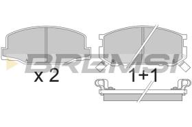 BREMSI BP2272 - B. PADS TOYOTA, LOTUS