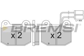 BREMSI BP2274 - B. PADS ALFA ROMEO