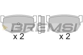 BREMSI BP2304 - B. PADS NISSAN