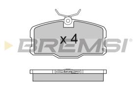 BREMSI BP2317 - B. PADS MERCEDES-BENZ