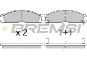 BREMSI BP2370 - B. PADS NISSAN