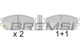 BREMSI BP2392 - B. PADS HONDA