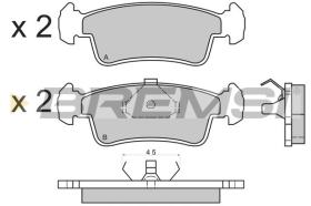 BREMSI BP2398 - B. PADS SUZUKI, SANTANA
