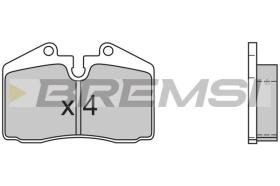 BREMSI BP2399 - B. PADS AUDI, FERRARI, PORSCHE