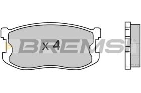 BREMSI BP2405 - B. PADS MAZDA