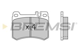 BREMSI BP2410 - B. PADS MERCEDES-BENZ, LAMBORGHINI