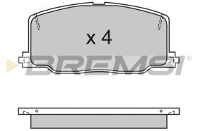 BREMSI BP2411 - B. PADS TOYOTA, LEXUS