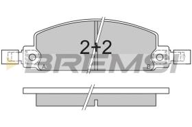 BREMSI BP2413 - B. PADS MAZDA