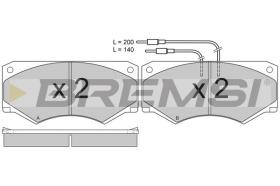 BREMSI BP2416 - B. PADS IVECO