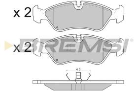 BREMSI BP2417 - B. PADS OPEL