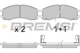 BREMSI BP2423 - B. PADS MAZDA, FORD USA