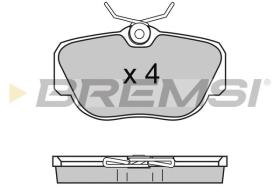 BREMSI BP2425 - B. PADS MERCEDES-BENZ