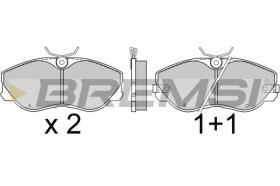 BREMSI BP2426 - B. PADS NISSAN