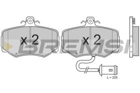 BREMSI BP2433 - B. PADS JAGUAR