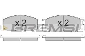 BREMSI BP2435 - B. PADS TOYOTA