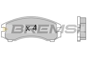 BREMSI BP2441 - B. PADS NISSAN, SUZUKI