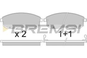 BREMSI BP2443 - B. PADS NISSAN