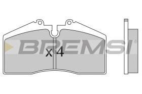 BREMSI BP2449 - B. PADS PORSCHE