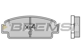 BREMSI BP2492 - B. PADS TOYOTA