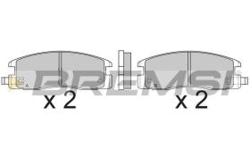 BREMSI BP2493 - B. PADS FORD, OPEL, ISUZU