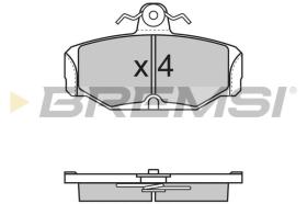 BREMSI BP2500 - B. PADS FORD, CATERHAM, TVR, AC