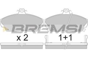 BREMSI BP2502 - B. PADS LAND ROVER, HONDA, ROVER, MG