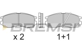 BREMSI BP2509 - B. PADS HYUNDAI, CHRYSLER, PROTON