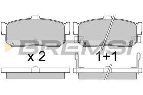 BREMSI BP2513 - B. PADS NISSAN, INFINITI