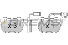 BREMSI BP2518 - B. PADS CARBODIES, LAND ROVER