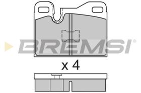 BREMSI BP2555 - B. PADS AUDI, PORSCHE