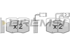 BREMSI BP2556 - B. PADS IVECO