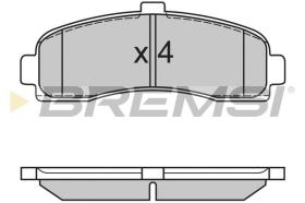 BREMSI BP2563 - B. PADS NISSAN, BUICK, OLDSMOBILE