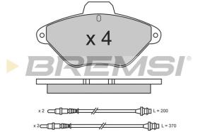 BREMSI BP2564 - B. PADS CITROEN