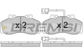 BREMSI BP2568 - B. PADS IVECO EUROCARGO