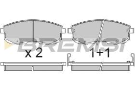 BREMSI BP2569 - B. PADS NISSAN, INFINITI